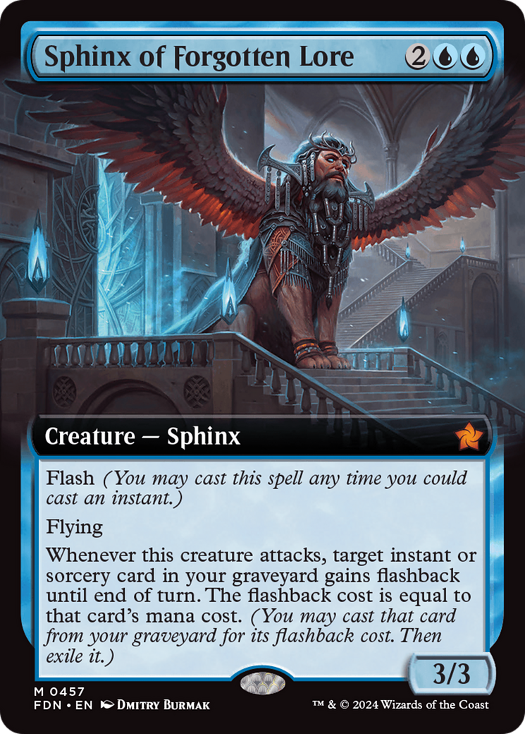 Sphinx of Forgotten Lore (Extended Art) [Foundations] | Webway Games