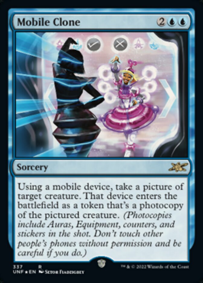 Mobile Clone (Galaxy Foil) [Unfinity] | Webway Games