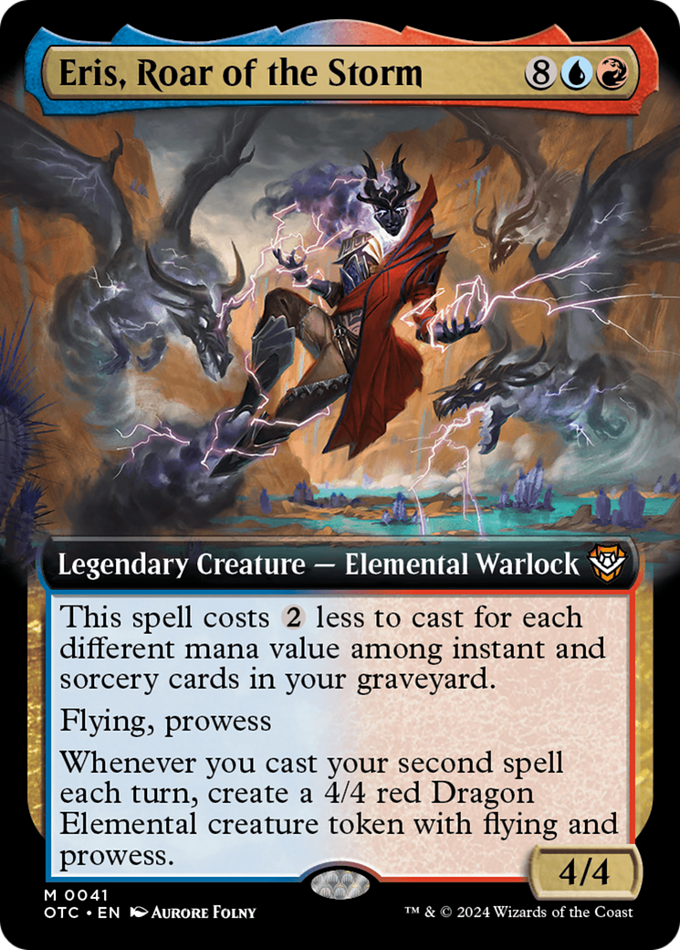 Eris, Roar of the Storm (Extended Art) [Outlaws of Thunder Junction Commander] | Webway Games