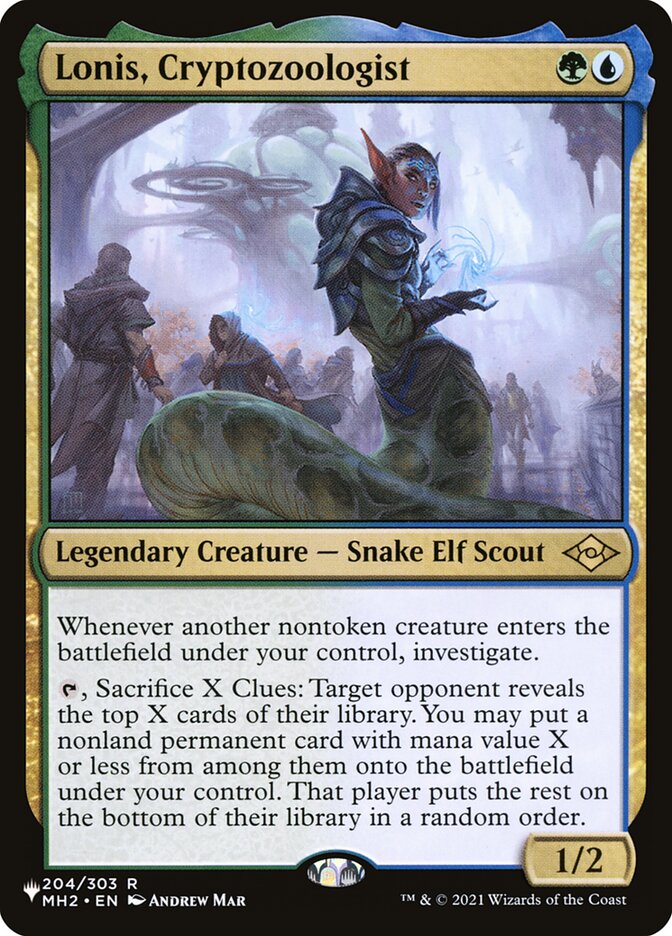 Lonis, Cryptozoologist [The List] | Webway Games