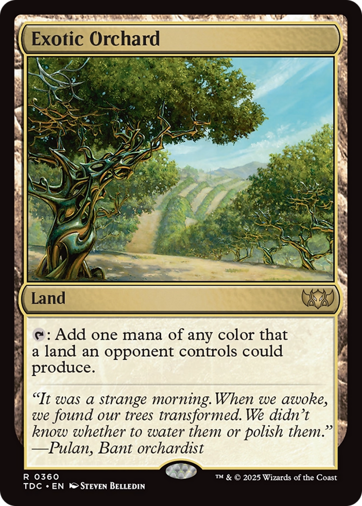 Exotic Orchard [Tarkir: Dragonstorm Commander] | Webway Games