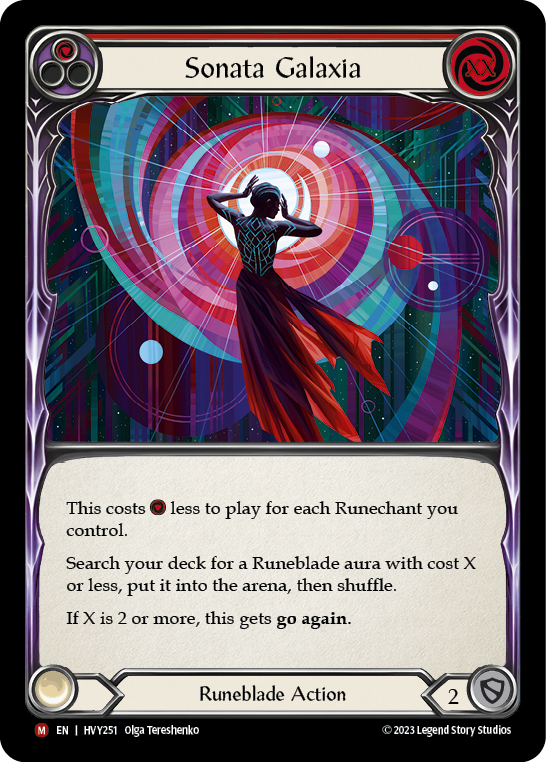 Sonata Galaxia [HVY251] (Heavy Hitters)  Rainbow Foil | Webway Games