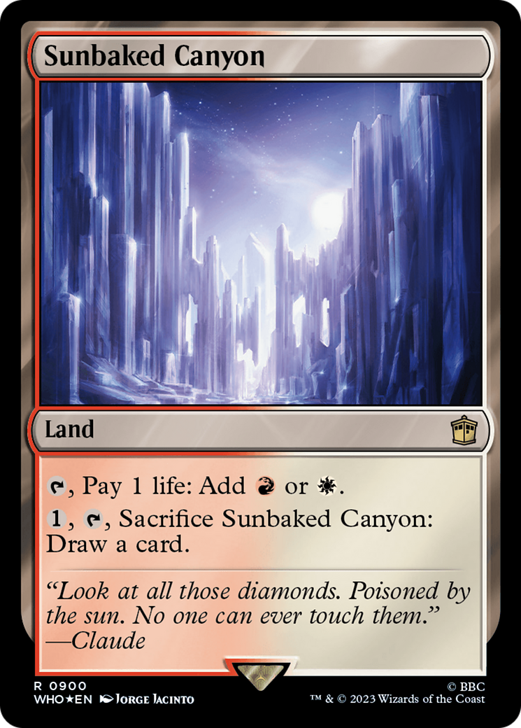 Sunbaked Canyon (Surge Foil) [Doctor Who] | Webway Games