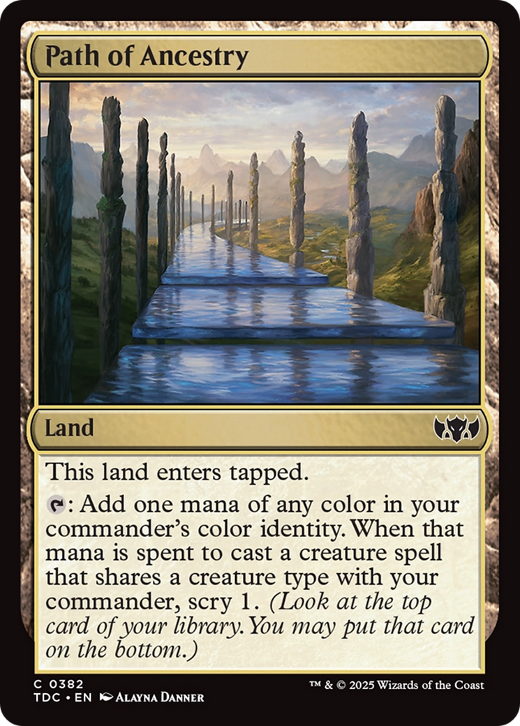 Path of Ancestry [Tarkir: Dragonstorm Commander] | Webway Games