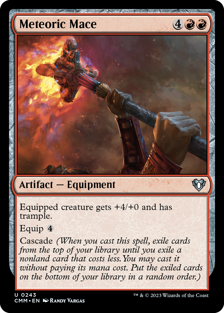 Meteoric Mace [Commander Masters] | Webway Games