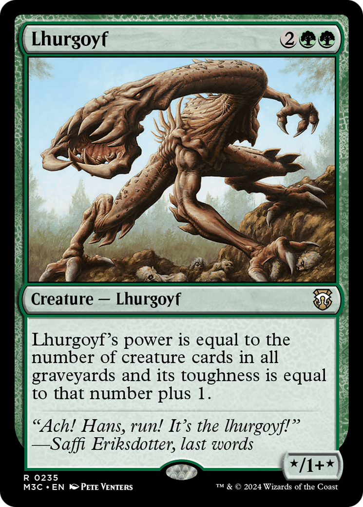 Lhurgoyf [Modern Horizons 3 Commander] | Webway Games