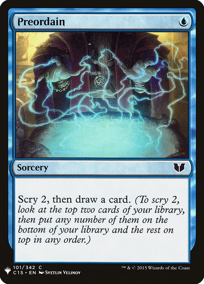 Preordain [Mystery Booster] | Webway Games