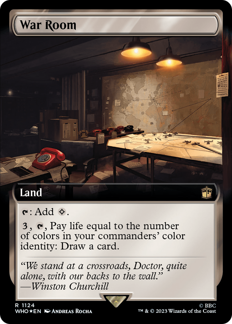 War Room (Extended Art) (Surge Foil) [Doctor Who] | Webway Games