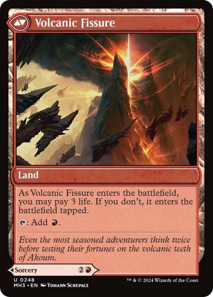 Sundering Eruption // Volcanic Fissure [Modern Horizons 3] | Webway Games