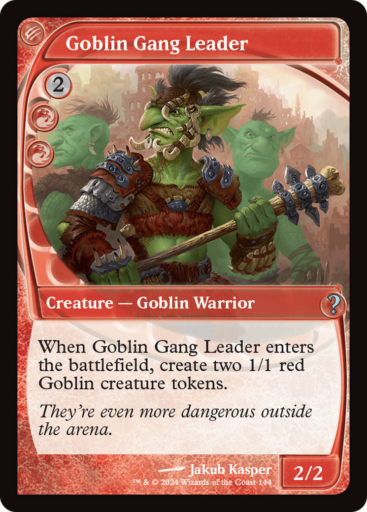Goblin Gang Leader (Future Sight) [Mystery Booster 2] | Webway Games