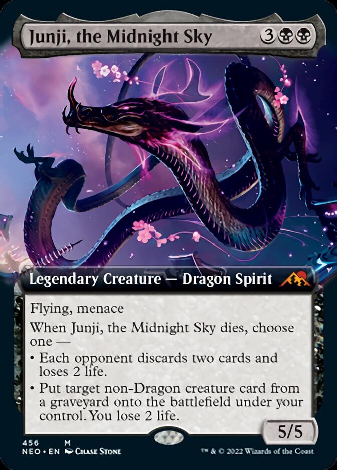 Junji, the Midnight Sky (Extended Art) [Kamigawa: Neon Dynasty] | Webway Games