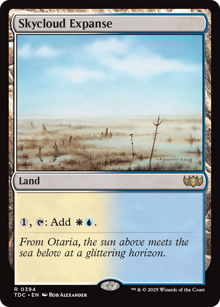 Skycloud Expanse [Tarkir: Dragonstorm Commander] | Webway Games