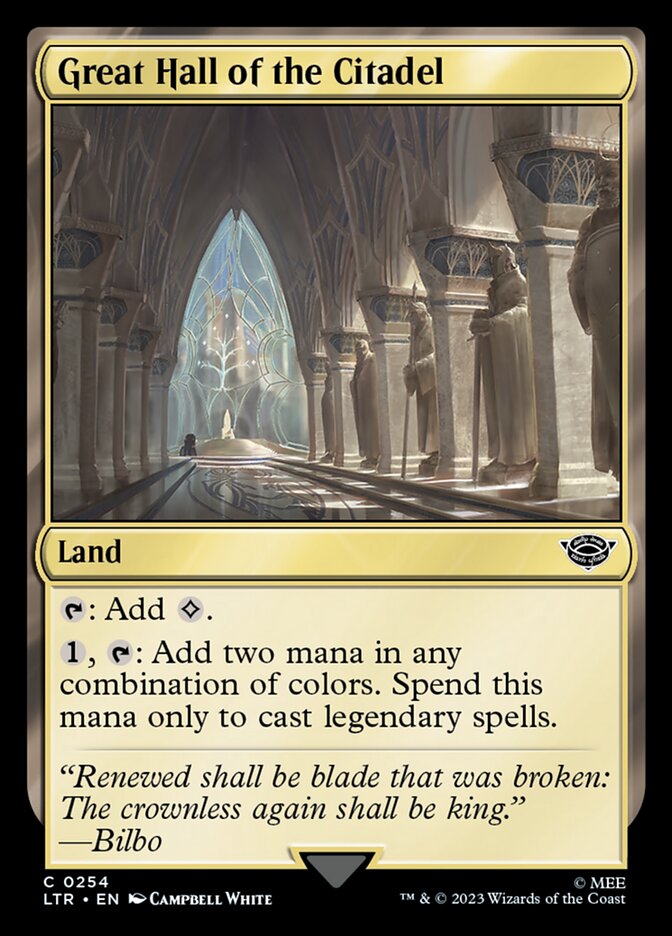 Great Hall of the Citadel [The Lord of the Rings: Tales of Middle-Earth] | Webway Games
