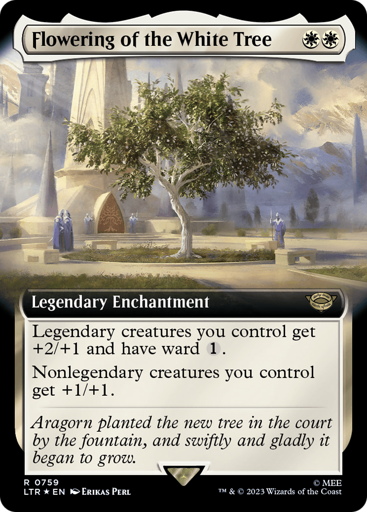 Flowering of the White Tree (Extended Art) (Surge Foil) [The Lord of the Rings: Tales of Middle-Earth] | Webway Games