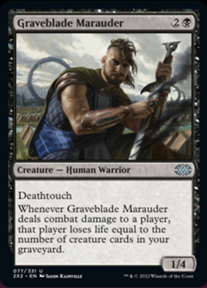 Graveblade Marauder [Double Masters 2022] | Webway Games