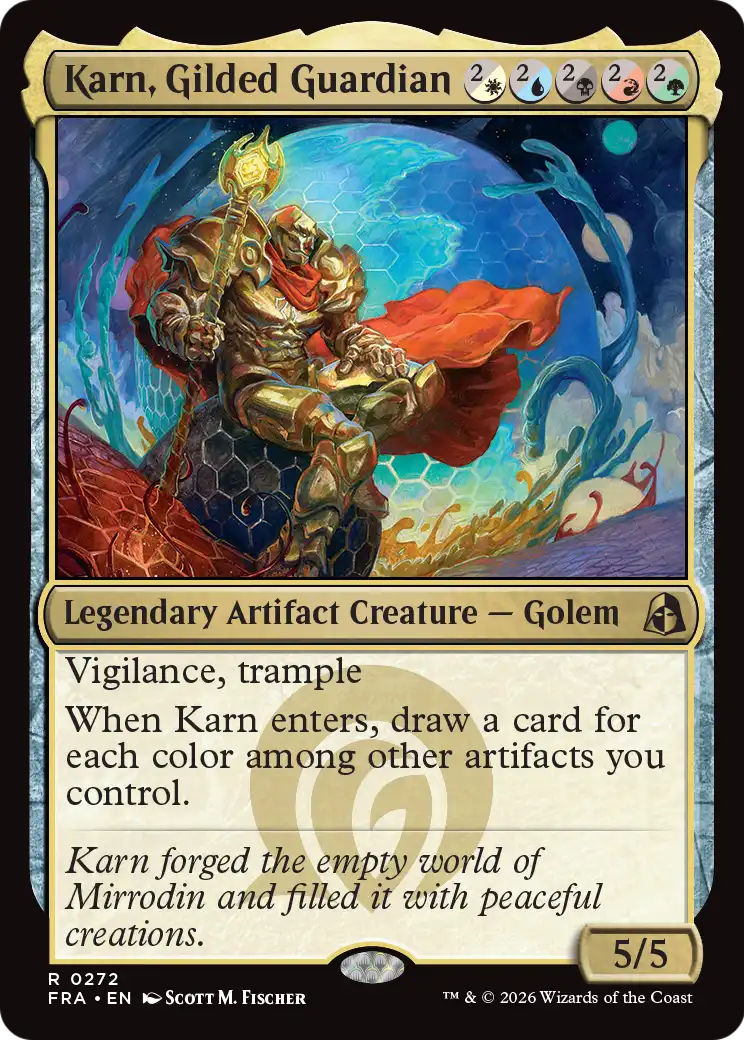 Karn, Gilded Guardian [Reality Fracture] | Webway Games