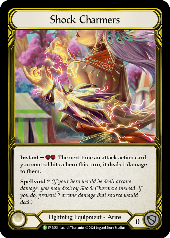 Shock Charmers (Golden) [FAB054] (Promo)  Cold Foil | Webway Games