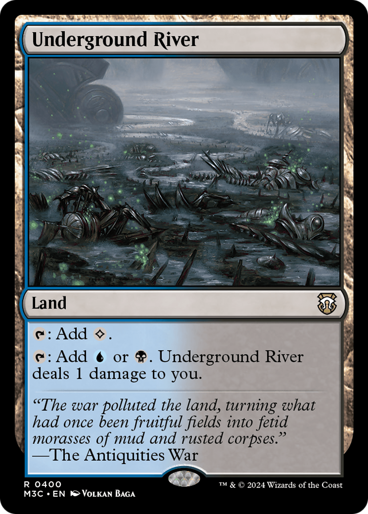 Underground River (Ripple Foil) [Modern Horizons 3 Commander] | Webway Games