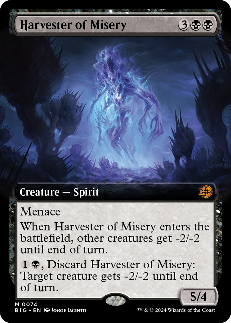 Harvester of Misery (Extended Art) [Outlaws of Thunder Junction: The Big Score] | Webway Games
