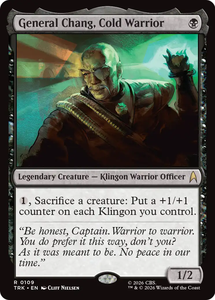 General Chang, Cold Warrior [Star Trek] | Webway Games