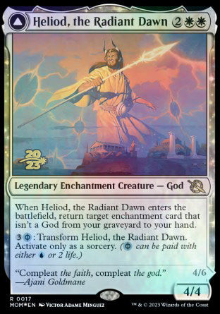 Heliod, the Radiant Dawn // Heliod, the Warped Eclipse [March of the Machine Prerelease Promos] | Webway Games