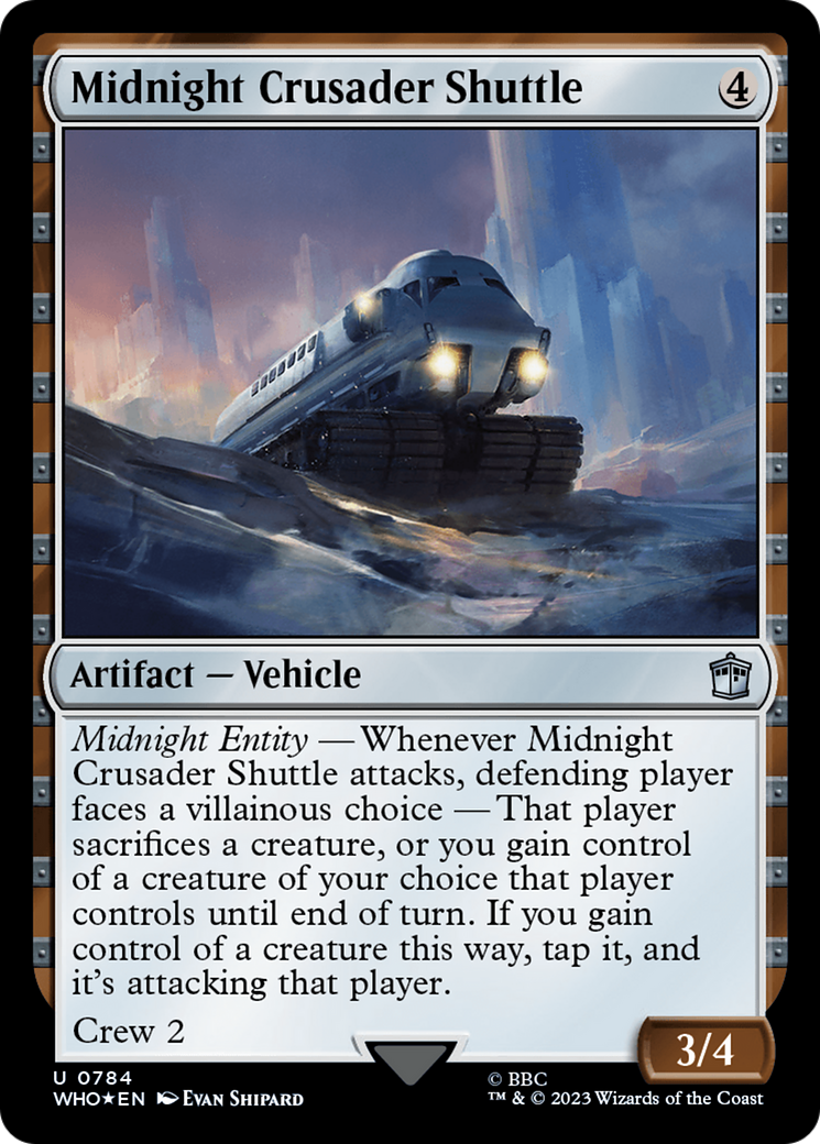 Midnight Crusader Shuttle (Surge Foil) [Doctor Who] | Webway Games