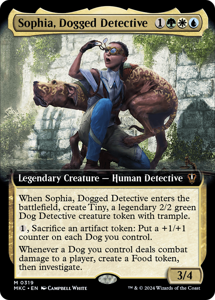 Sophia, Dogged Detective (Extended Art) [Murders at Karlov Manor Commander] | Webway Games