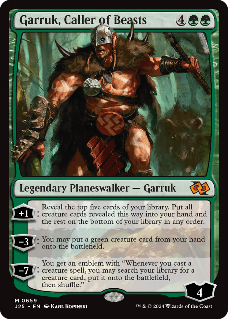 Garruk, Caller of Beasts [Foundations Jumpstart] | Webway Games