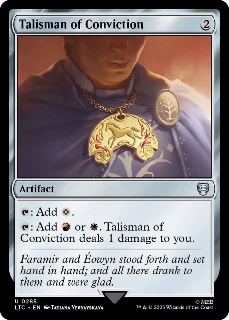 Talisman of Conviction [The Lord of the Rings: Tales of Middle-Earth Commander] | Webway Games