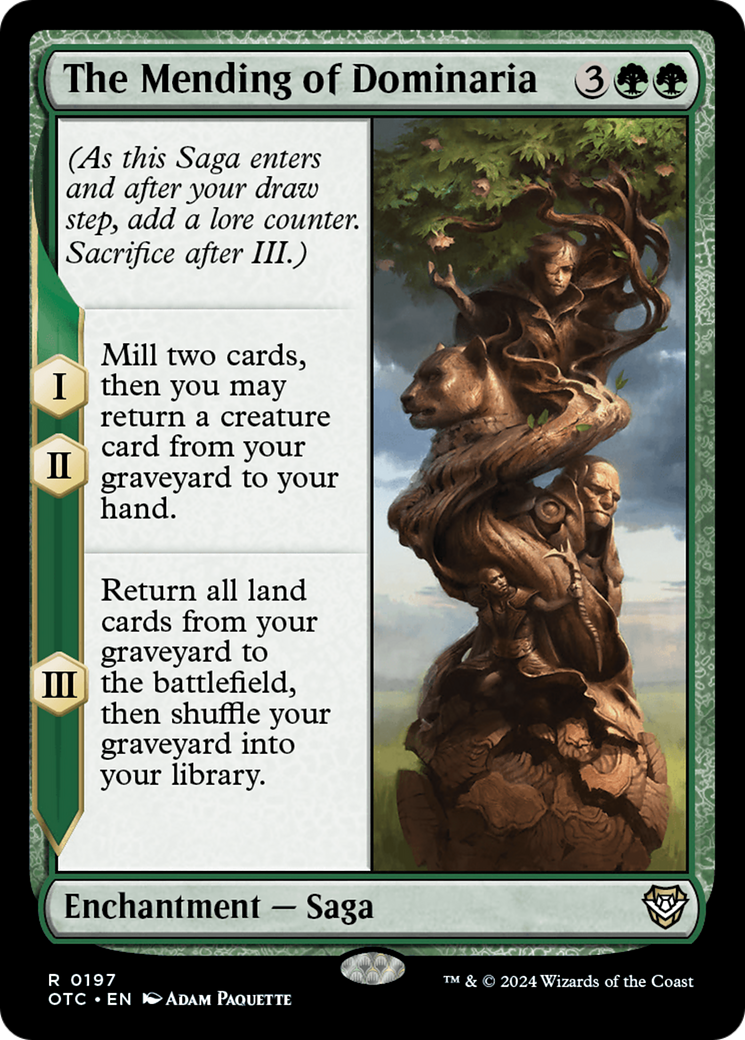 The Mending of Dominaria [Outlaws of Thunder Junction Commander] | Webway Games