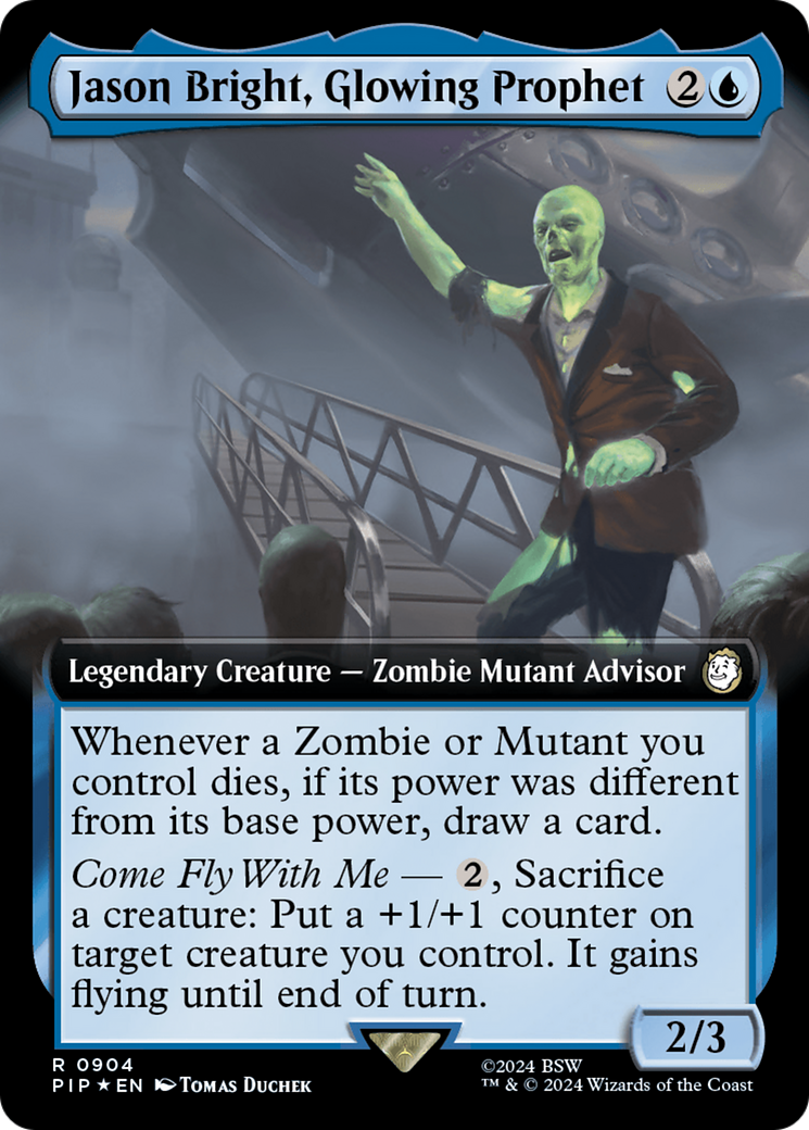 Jason Bright, Glowing Prophet (Extended Art) (Surge Foil) [Fallout] | Webway Games