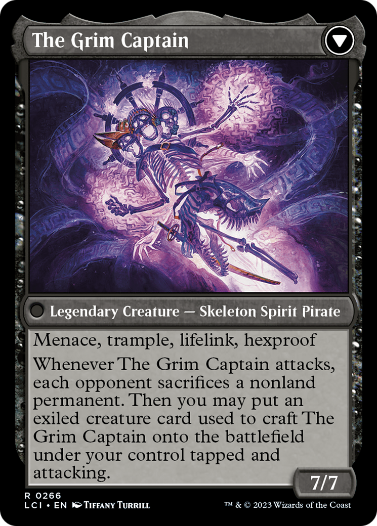Throne of the Grim Captain // The Grim Captain [The Lost Caverns of Ixalan Prerelease Cards] | Webway Games