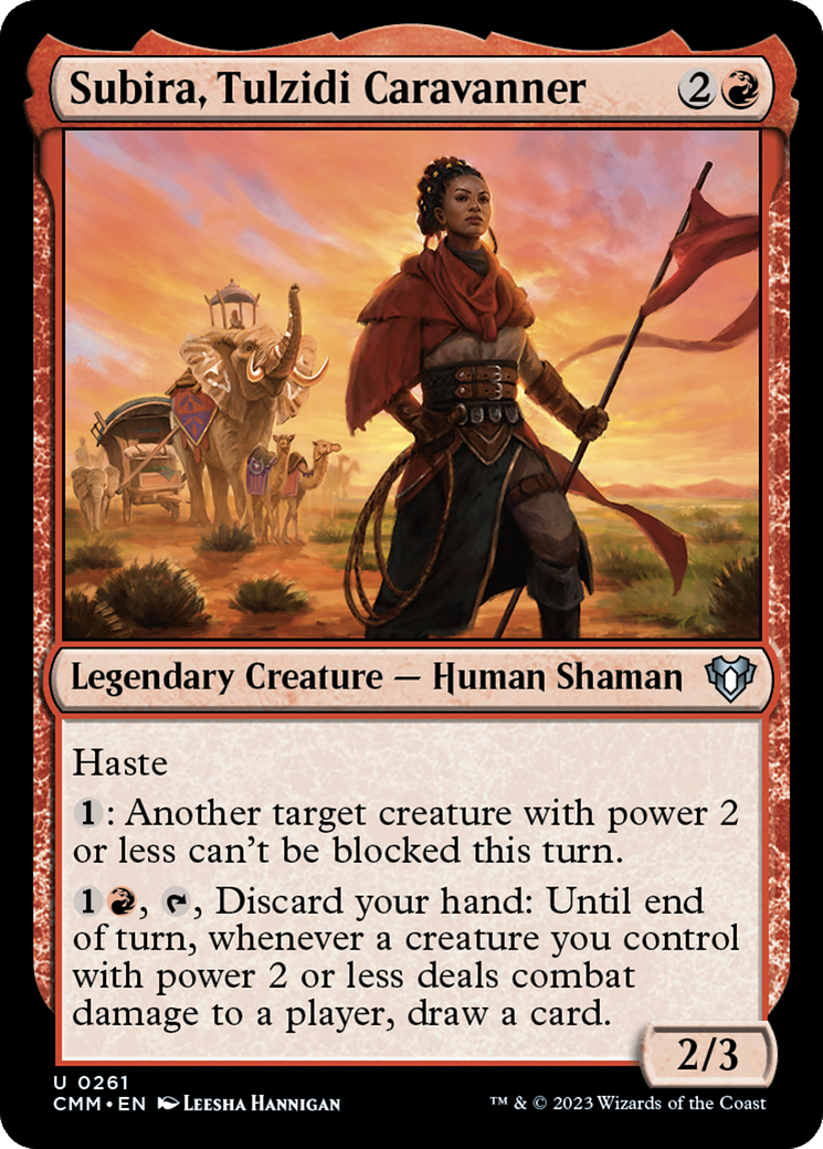 Subira, Tulzidi Caravanner [Commander Masters] | Webway Games