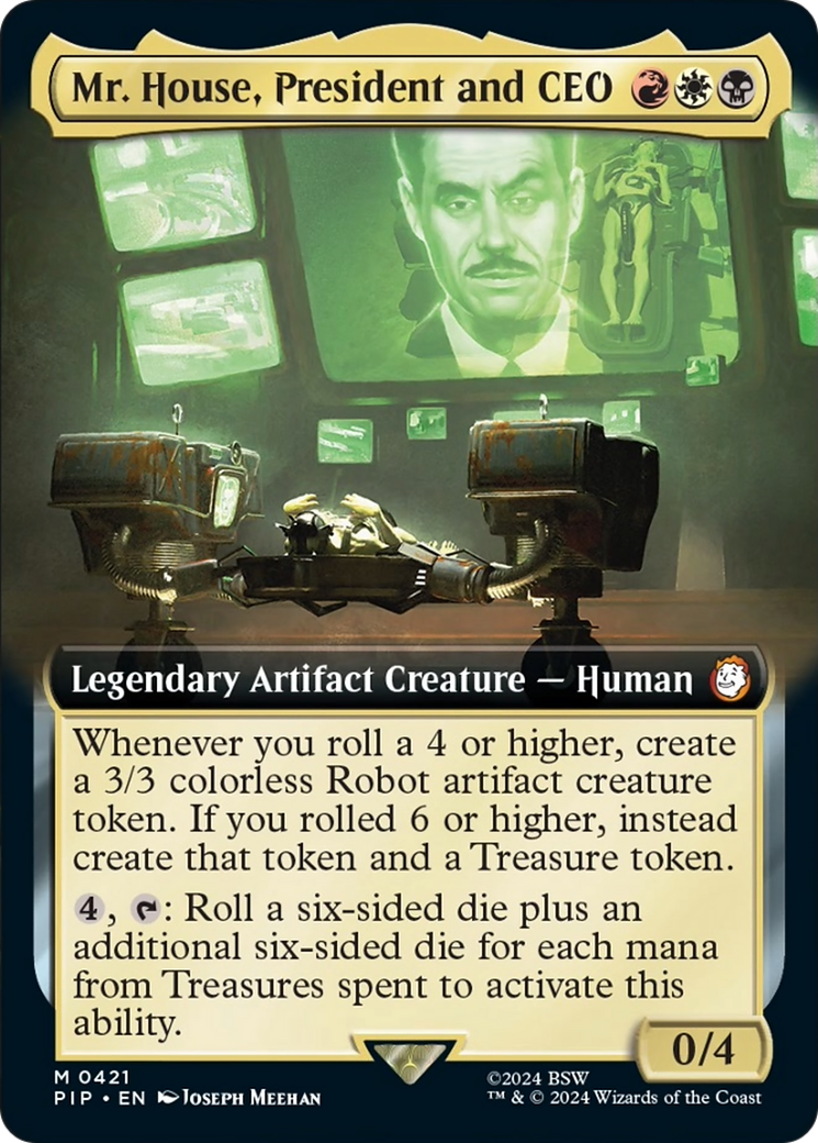 Mr. House, President and CEO (Extended Art) [Fallout] | Webway Games