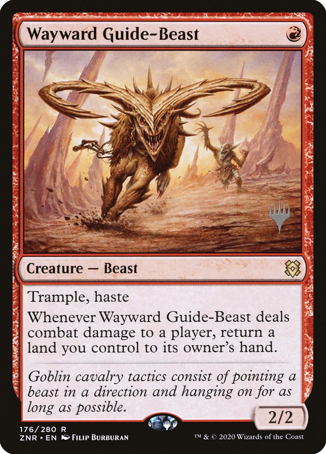 Wayward Guide-Beast (Promo Pack) [Zendikar Rising Promos] | Webway Games