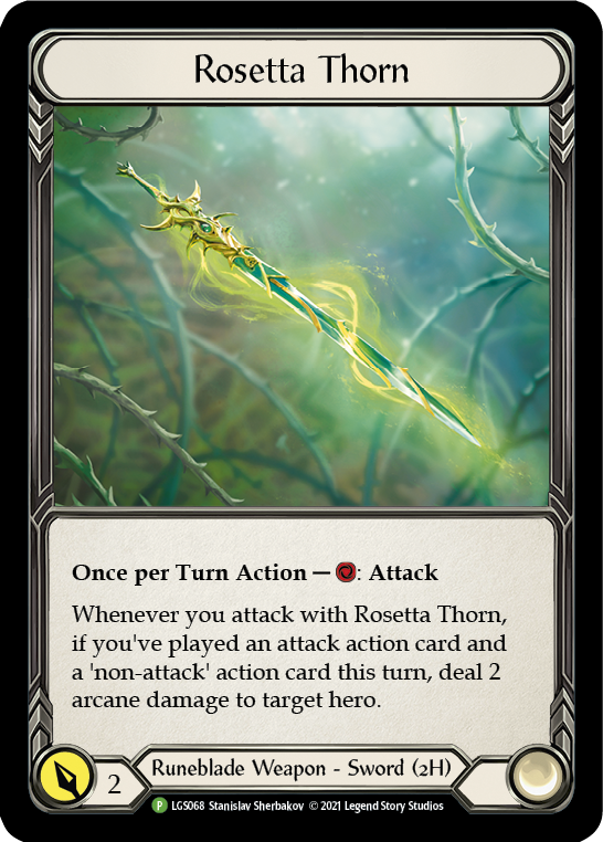 Rosetta Thorn [LGS068] (Promo)  Cold Foil | Webway Games