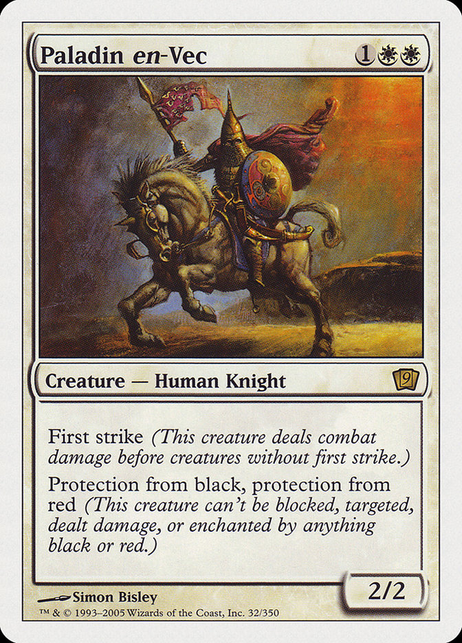 Paladin en-Vec (9th Edition) [Oversize Cards] | Webway Games