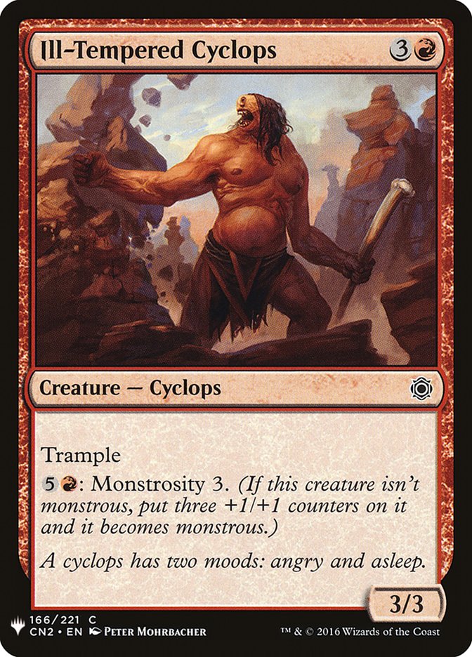 Ill-Tempered Cyclops [Mystery Booster] | Webway Games