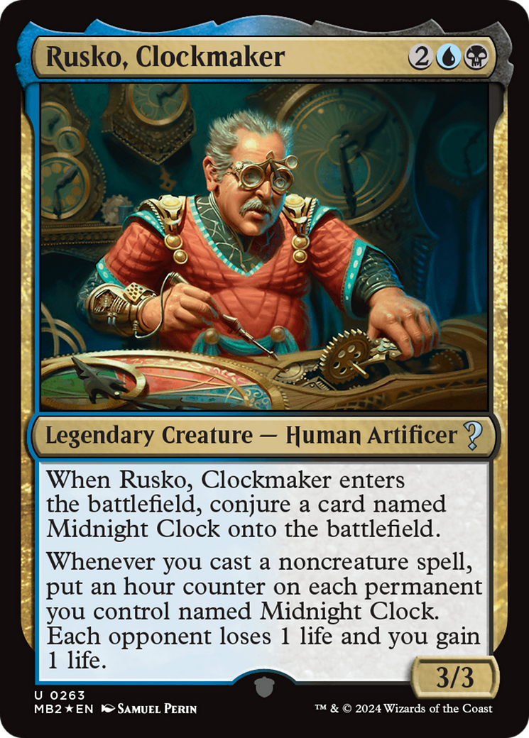 Rusko, Clockmaker [Mystery Booster 2] | Webway Games