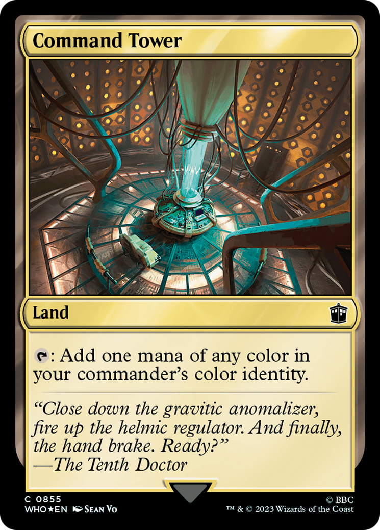 Command Tower (0855)(Surge Foil) [Doctor Who] | Webway Games