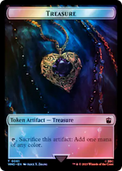 Soldier // Treasure (0061) Double-Sided Token (Surge Foil) [Doctor Who Tokens] | Webway Games