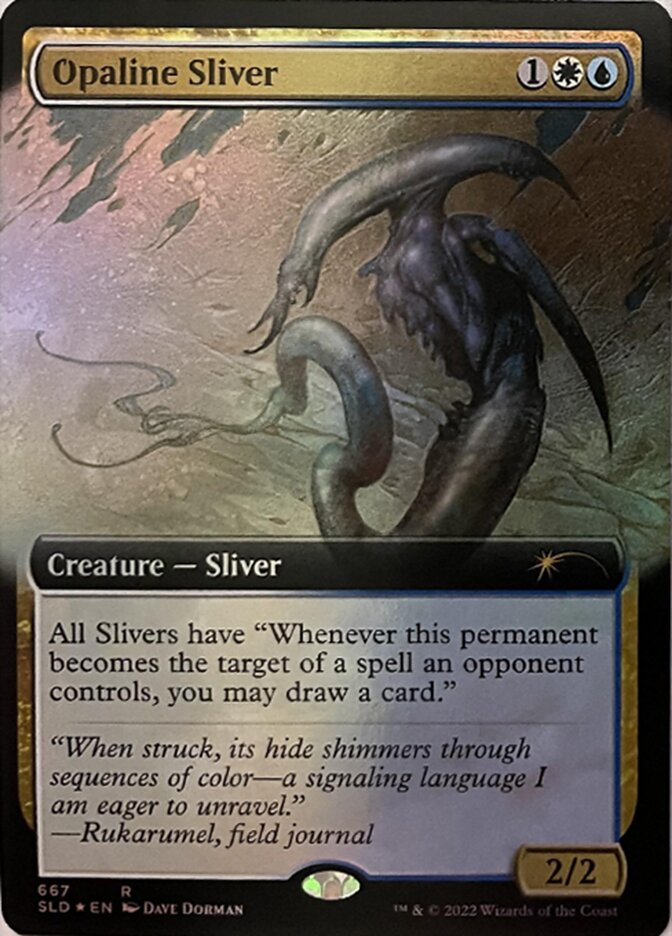 Opaline Sliver (Extended Art) [Secret Lair Drop Promos] | Webway Games