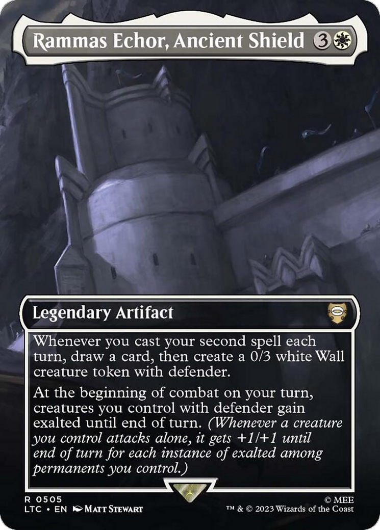 Rammas Echor, Ancient Shield (Borderless) [The Lord of the Rings: Tales of Middle-Earth Commander] | Webway Games