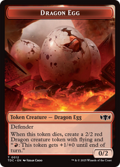 Dragon Egg // Dragon (0013) Double-Sided Token [Tarkir: Dragonstorm Commander Tokens] | Webway Games