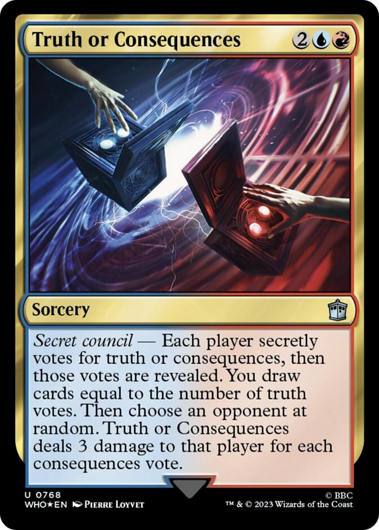 Truth or Consequences (Surge Foil) [Doctor Who] | Webway Games