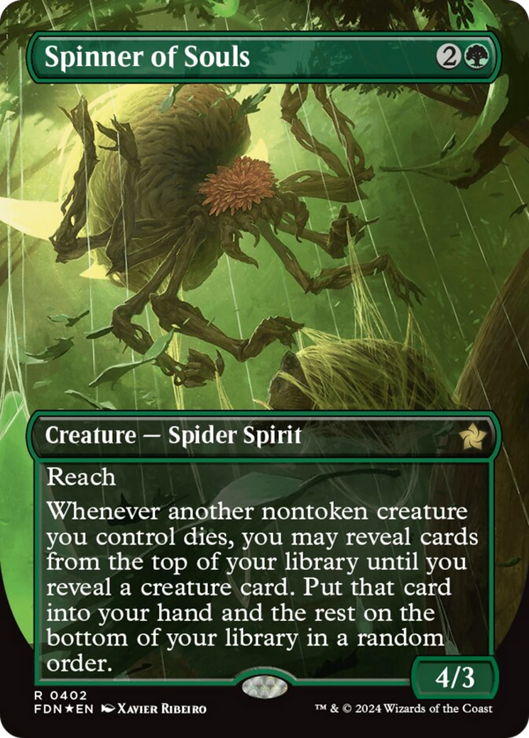 Spinner of Souls (Borderless) (Mana Foil) [Foundations] | Webway Games