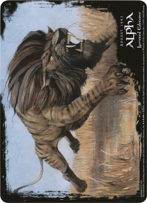 Savannah Lions (Oversized) [Eighth Edition Box Topper] | Webway Games