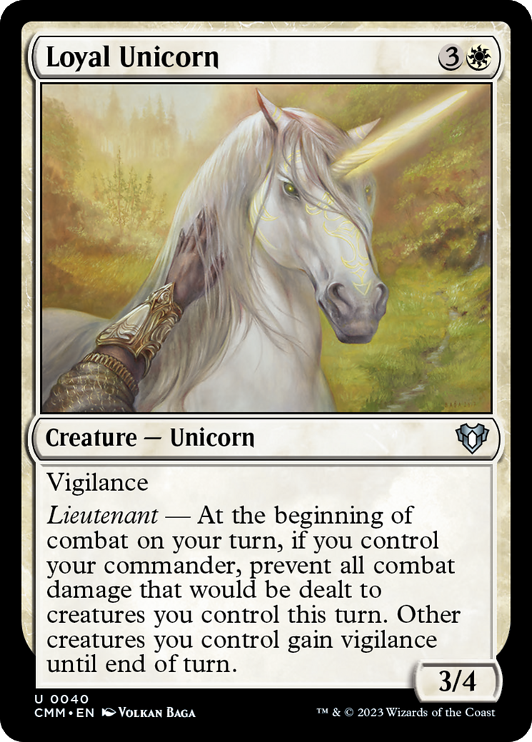 Loyal Unicorn [Commander Masters] | Webway Games