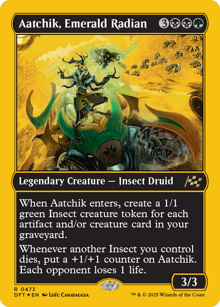 Aatchik, Emerald Radian (First-Place Foil) [Aetherdrift] | Webway Games