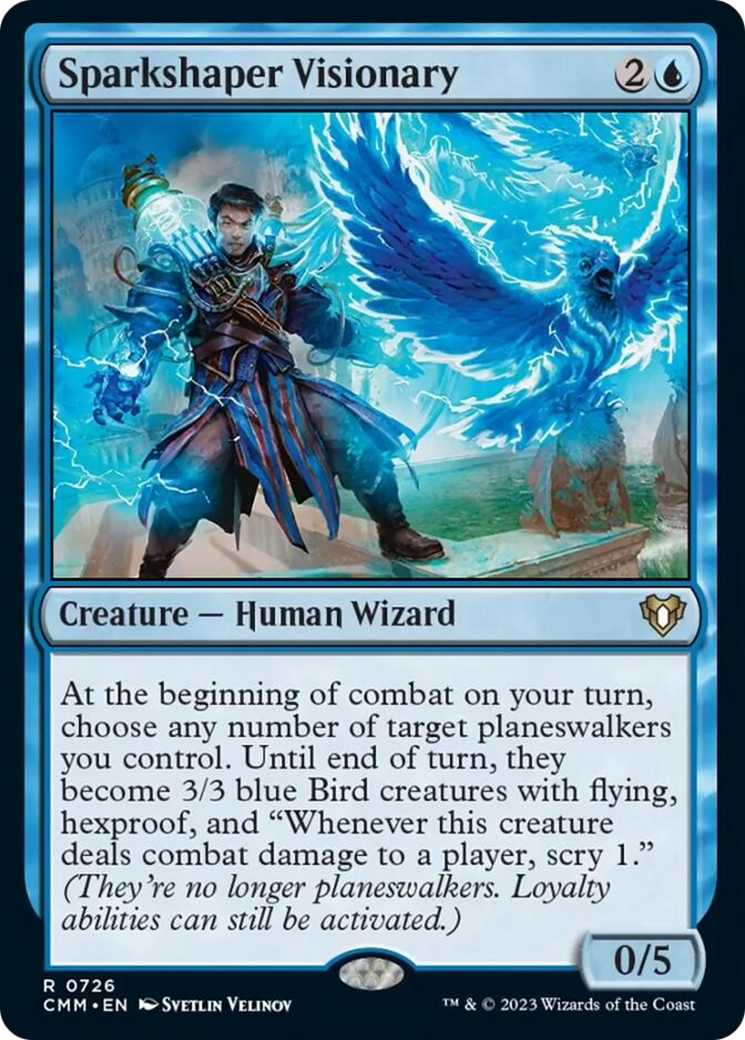Sparkshaper Visionary [Commander Masters] | Webway Games